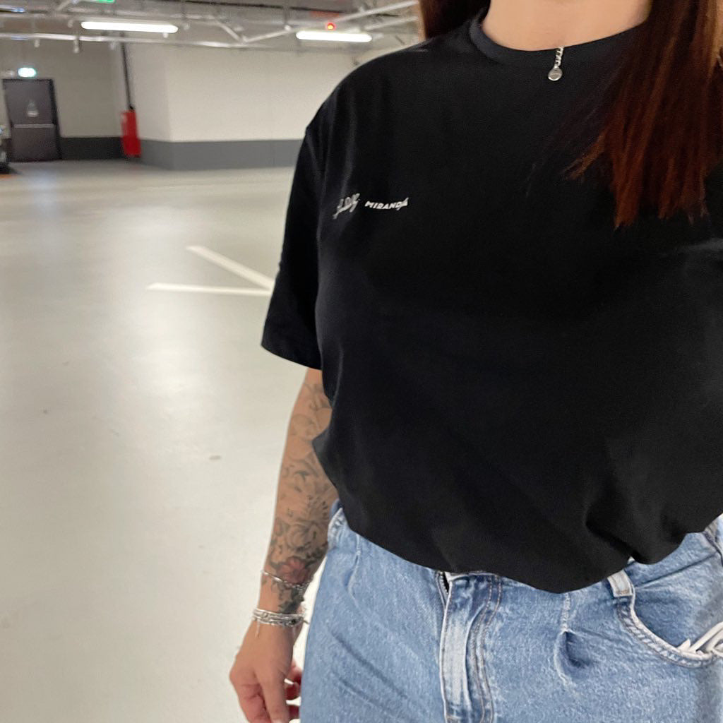 Camiseta Miranda Preta / Verde