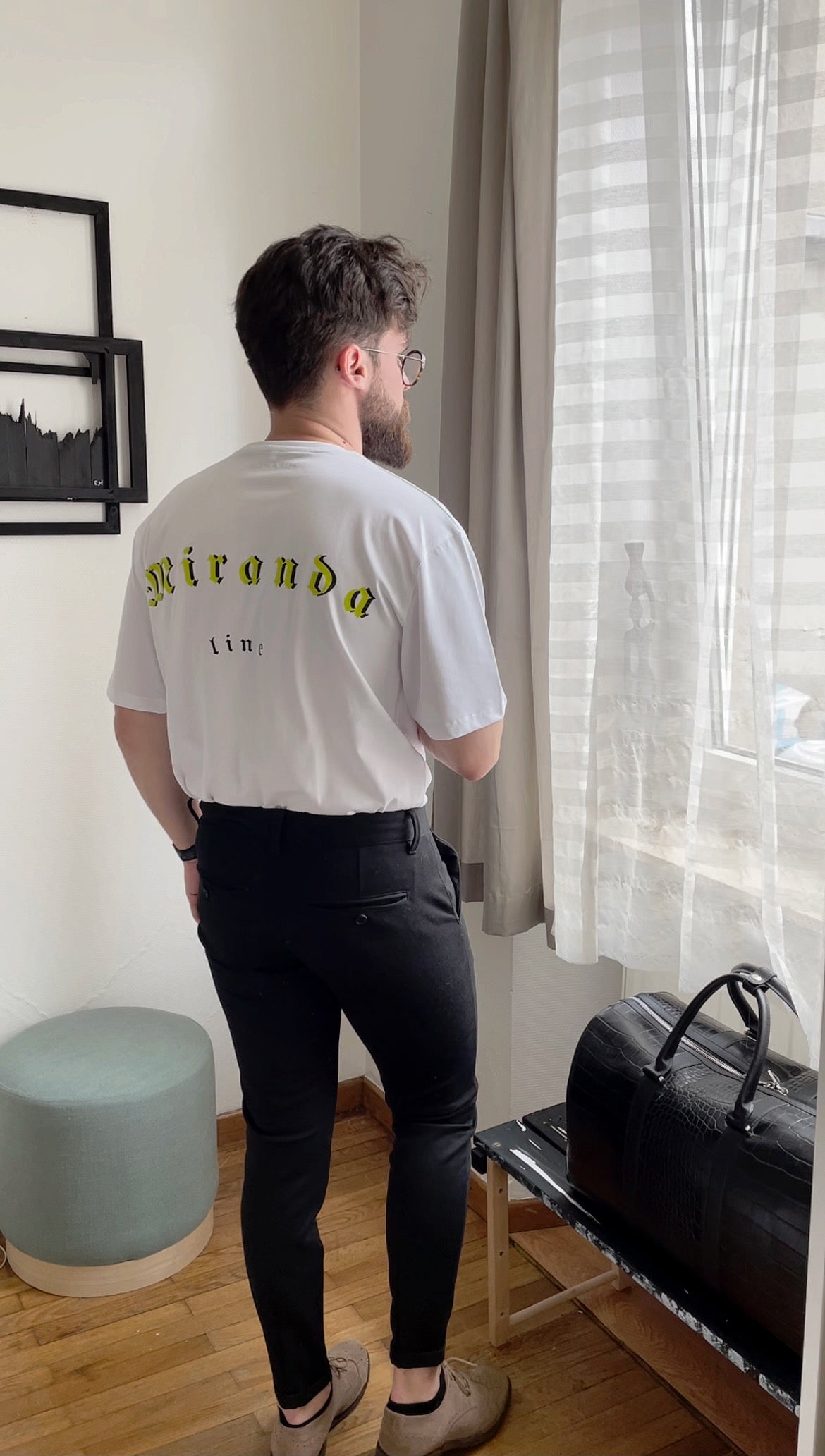 Camiseta Miranda Branca / Verde