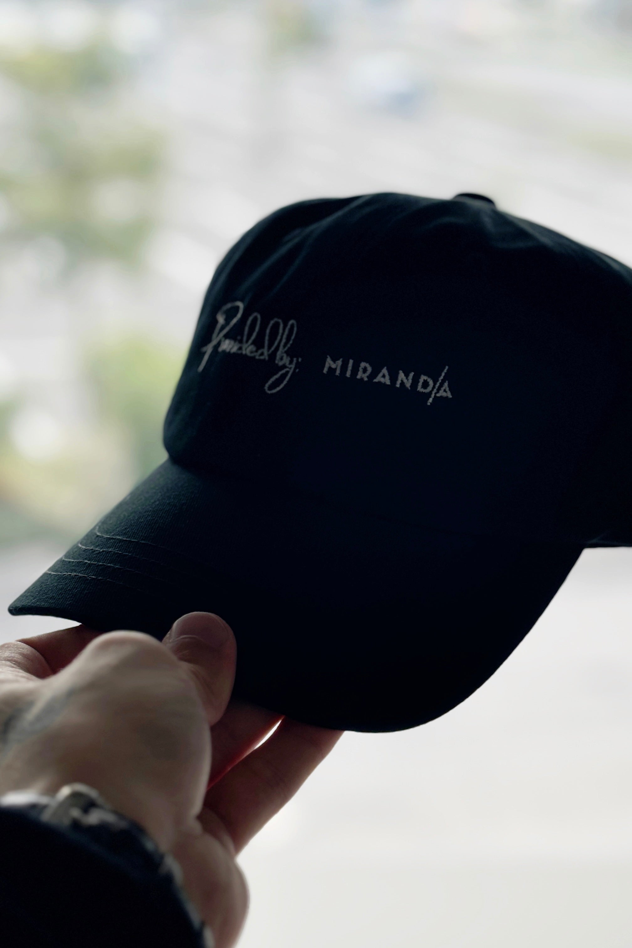 Chapéu de pai bordado