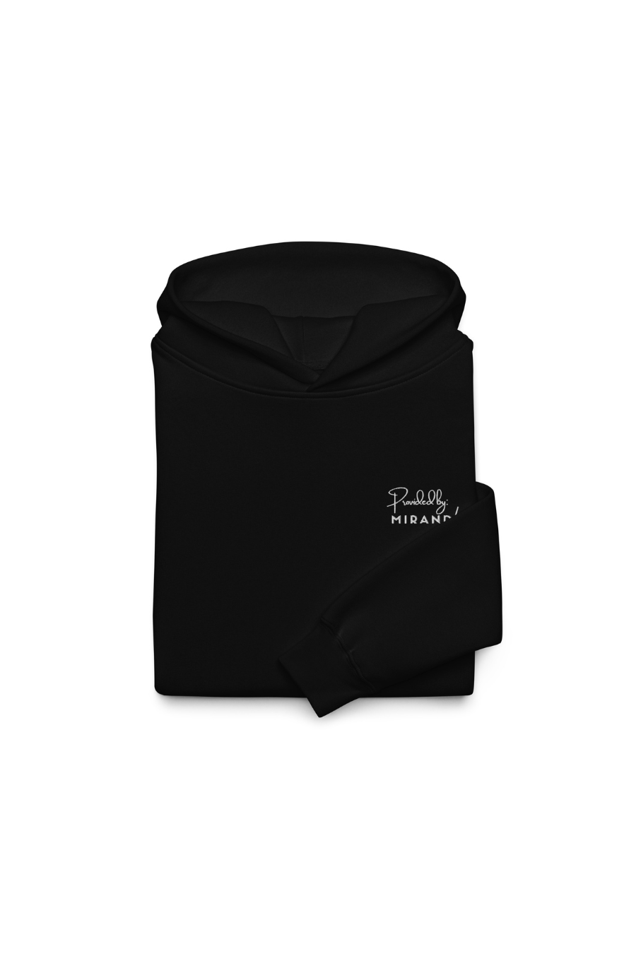 Sweatshirt com capuz bordado / Fornecido por