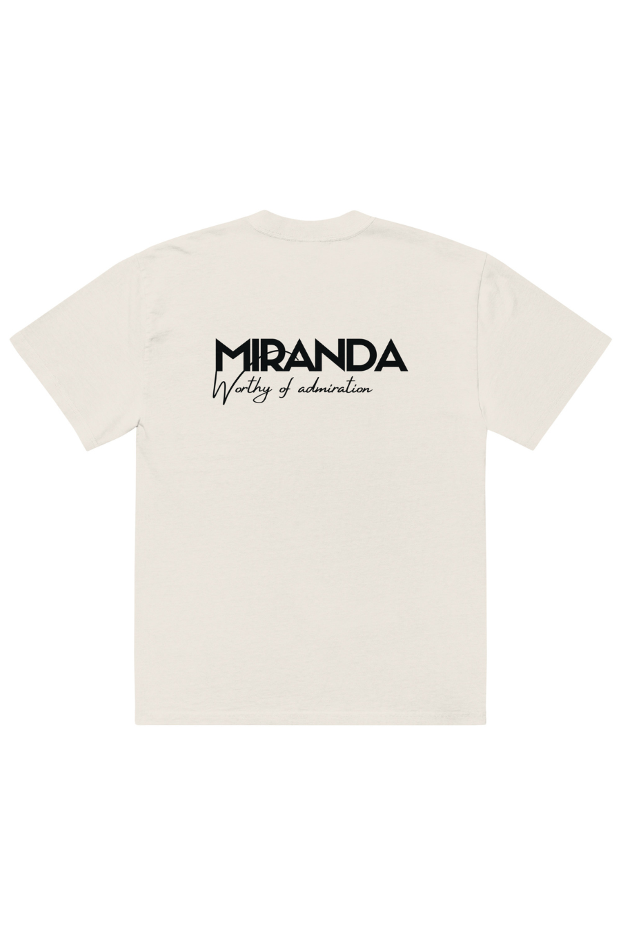 T-shirt desbotada oversized