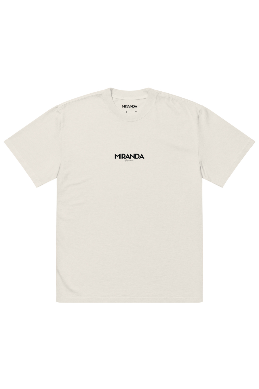 T-shirt desbotada oversized