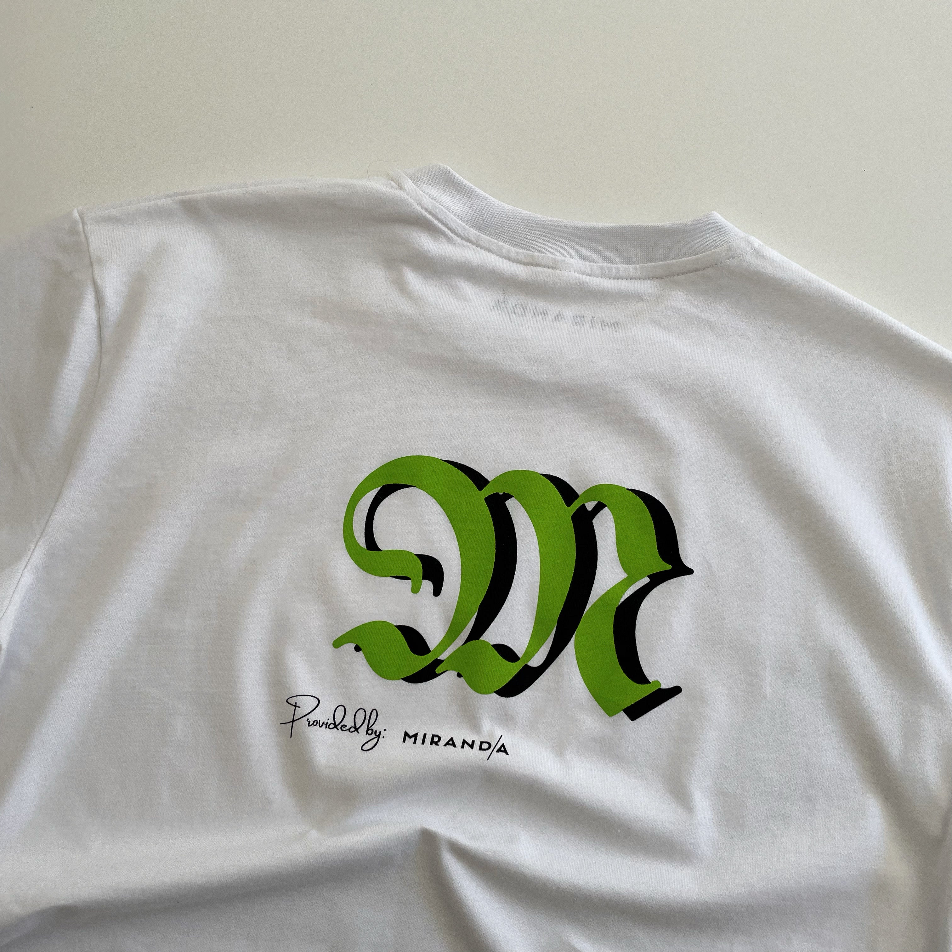 T-shirt Miranda Blanc / Vert