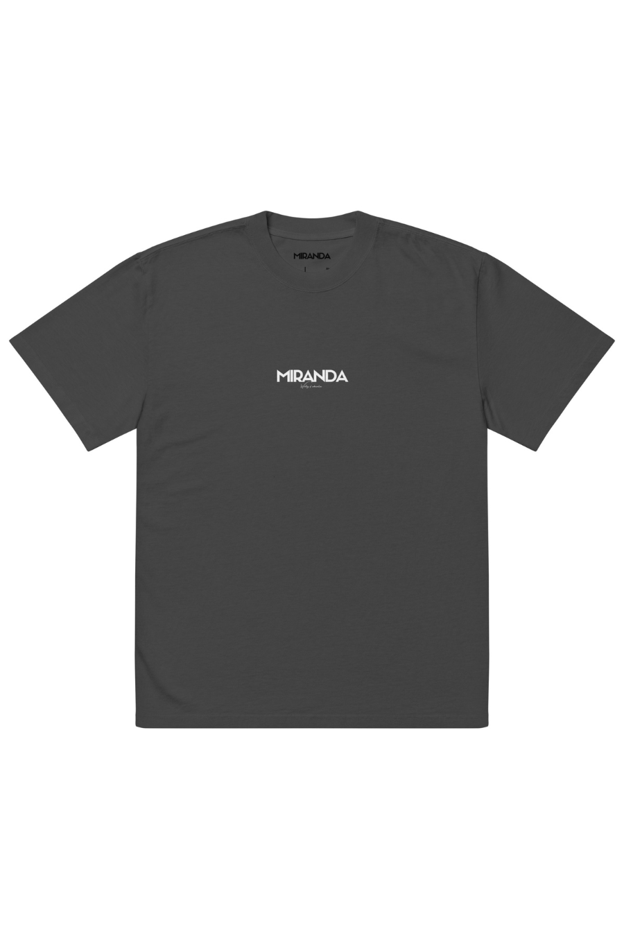 T-shirt desbotada oversized