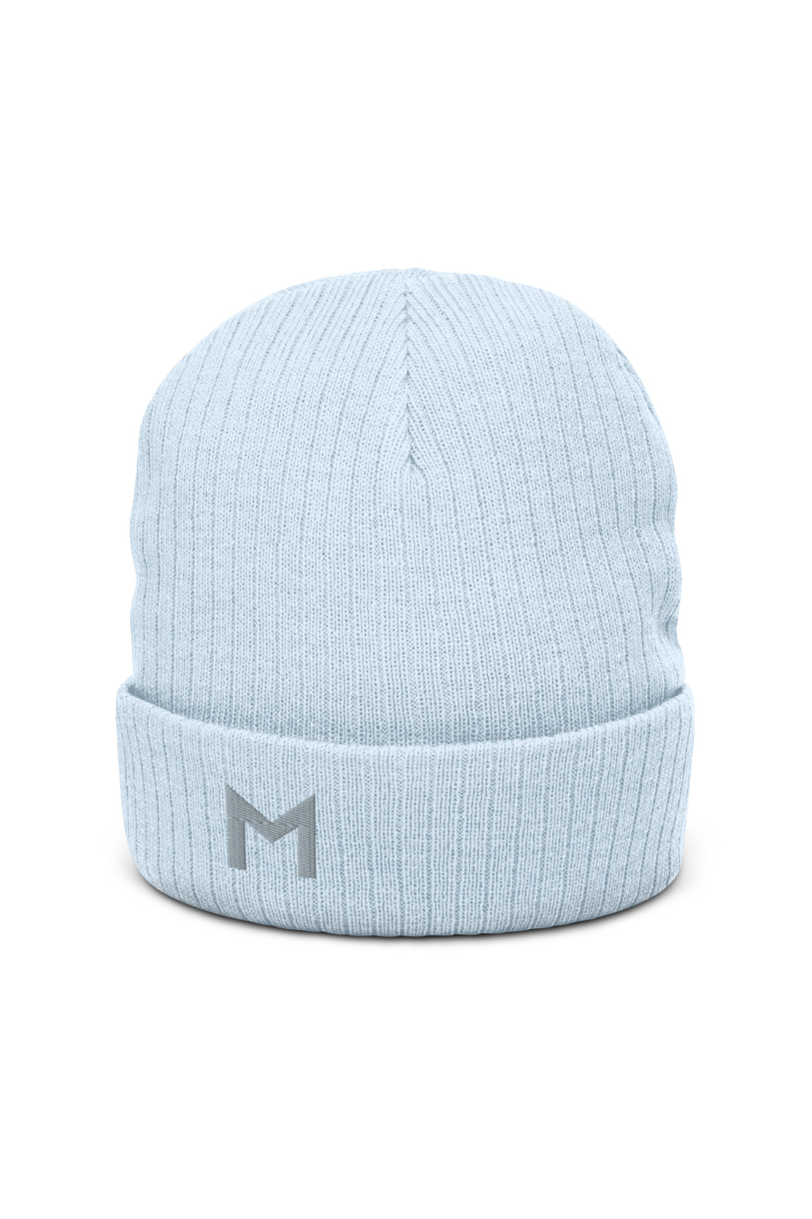 Gorro de malha canelada