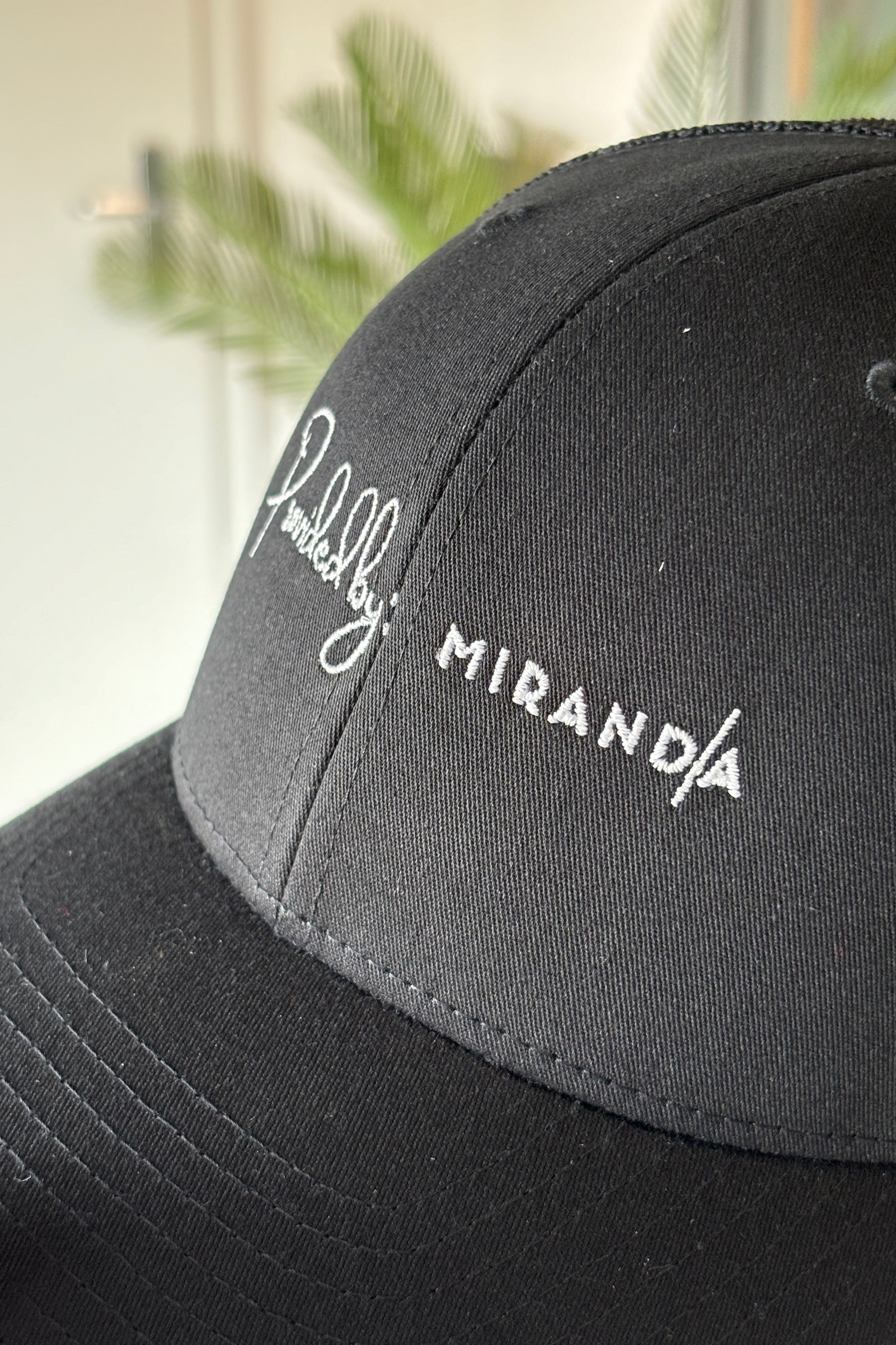 boné de caminhoneiro bordado