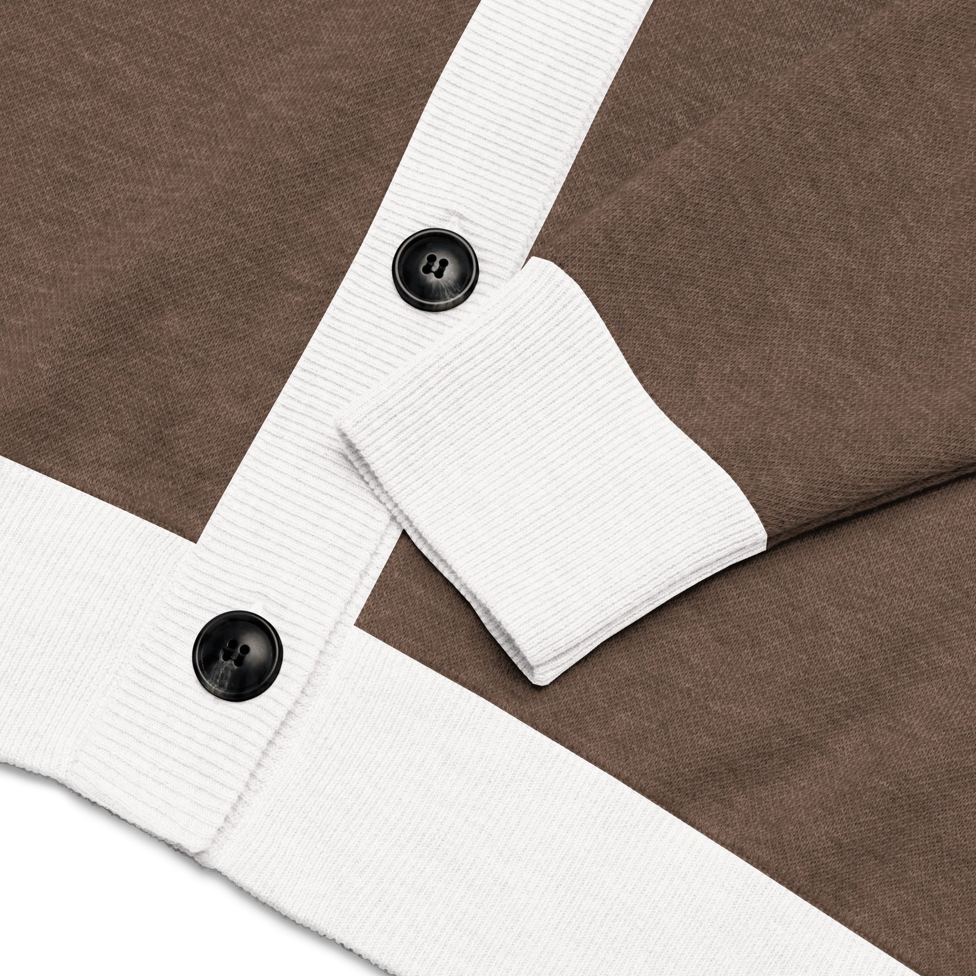 Cardigan de malha caramelo