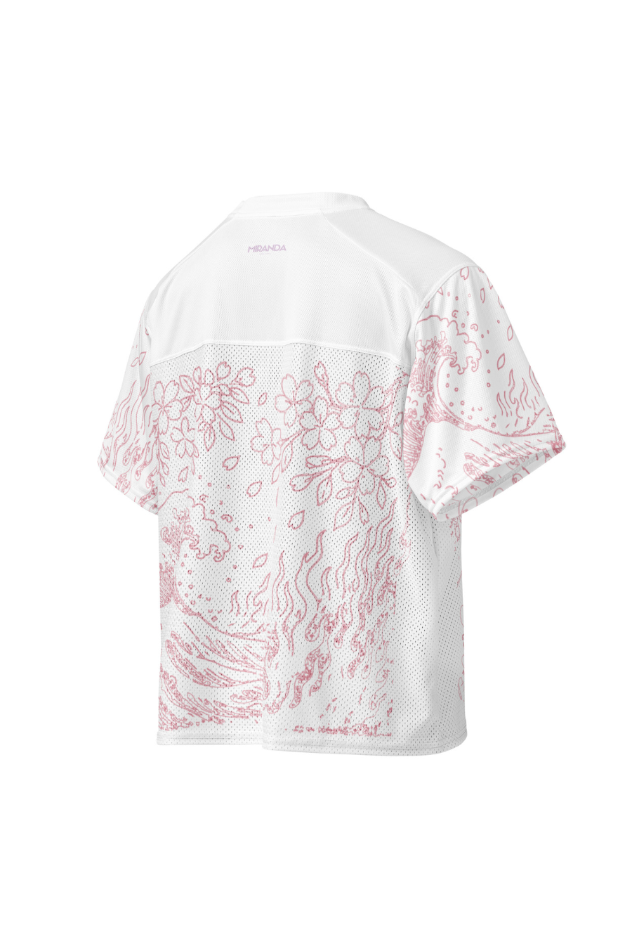 White Mesh Boxy Dragon Jersey