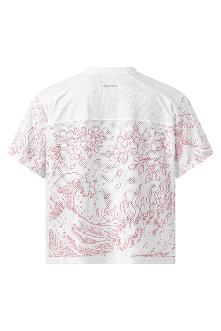 White Mesh Boxy Dragon Jersey