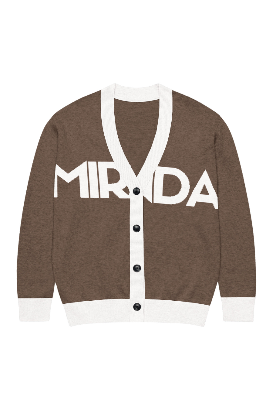 Cardigan de malha caramelo