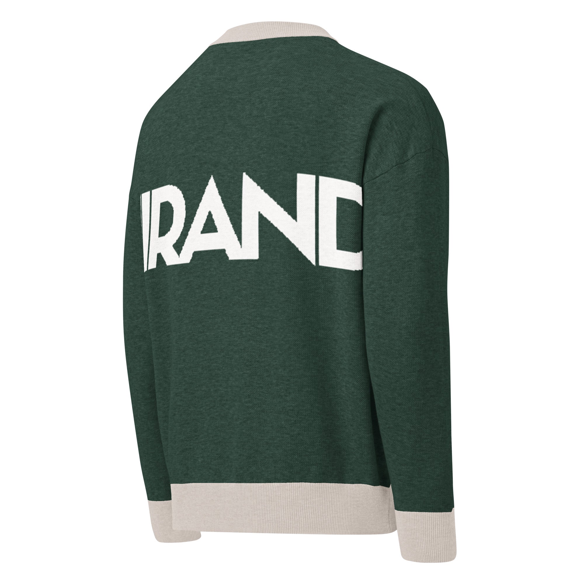 Pull ras du cou en tricot Pine coupe décontractée